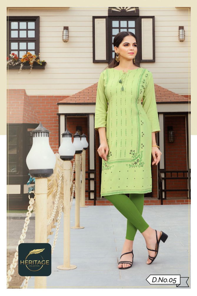 KIMAYA 2 Latest Designer Fancy Ethnic Wear Rayon Kurti Collection